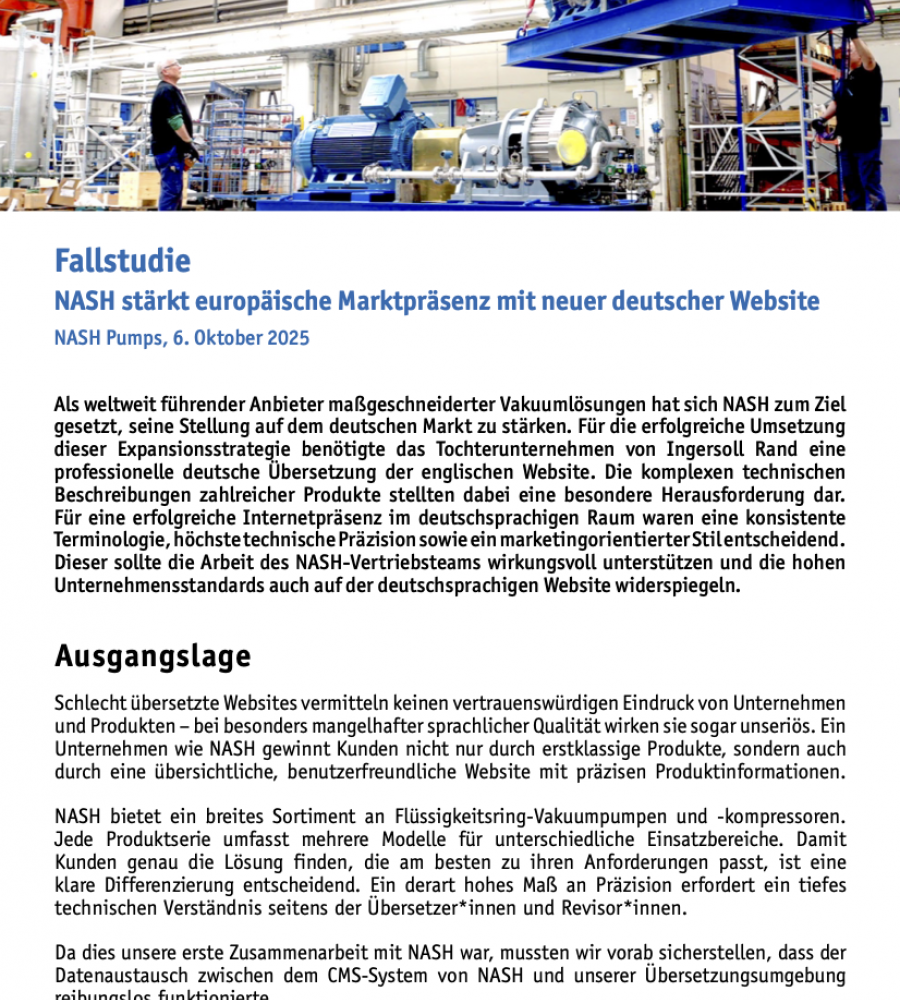 Fallstudie Nashpumps