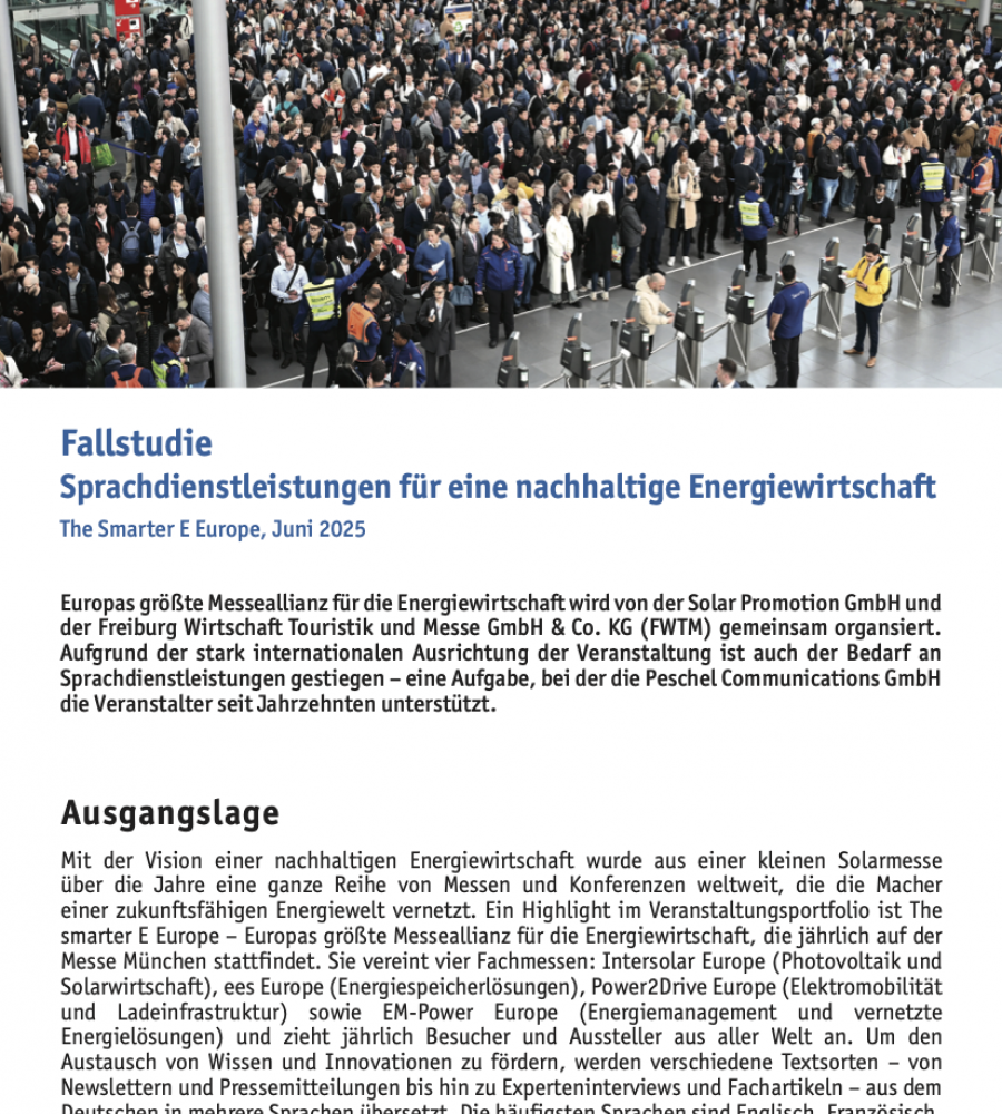Fallstudie The Smarter E Europe 2025