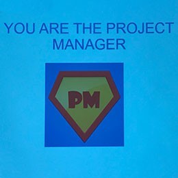 you are the project manager elia
